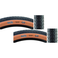 Pack Of 2 Maxxis Dth Bmx Tire Single Compund Blackdark Tan Exo Casing 26x2.3