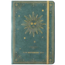 Artfan Ruled Notebook/Journal   Premium Thick Paper Faux Leather Classic Cyan