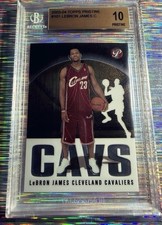 LeBron James Rookie Card BGS 10 2003 Topps Pristine #101 (10/10/9.5/10) POP 56. rookie card picture