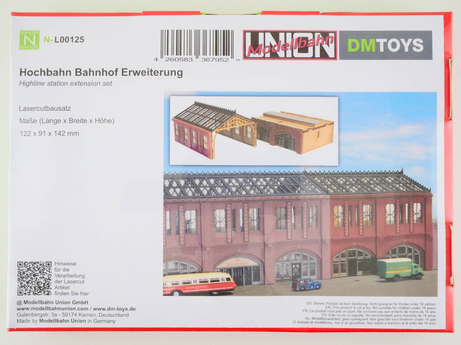 DM-Toys N-L00125 Elevated Station Expansion N Mint In Foil! OVP 1706-06-20