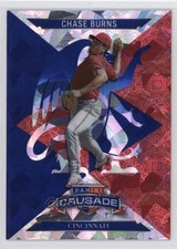 2025 Panini Crusade Crusade Blue Cracked Ice Chase Burns #65 1ol2