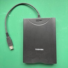 TOSHIBA PA3214U-2FDD USB Portable External Floppy Disk Drive Black