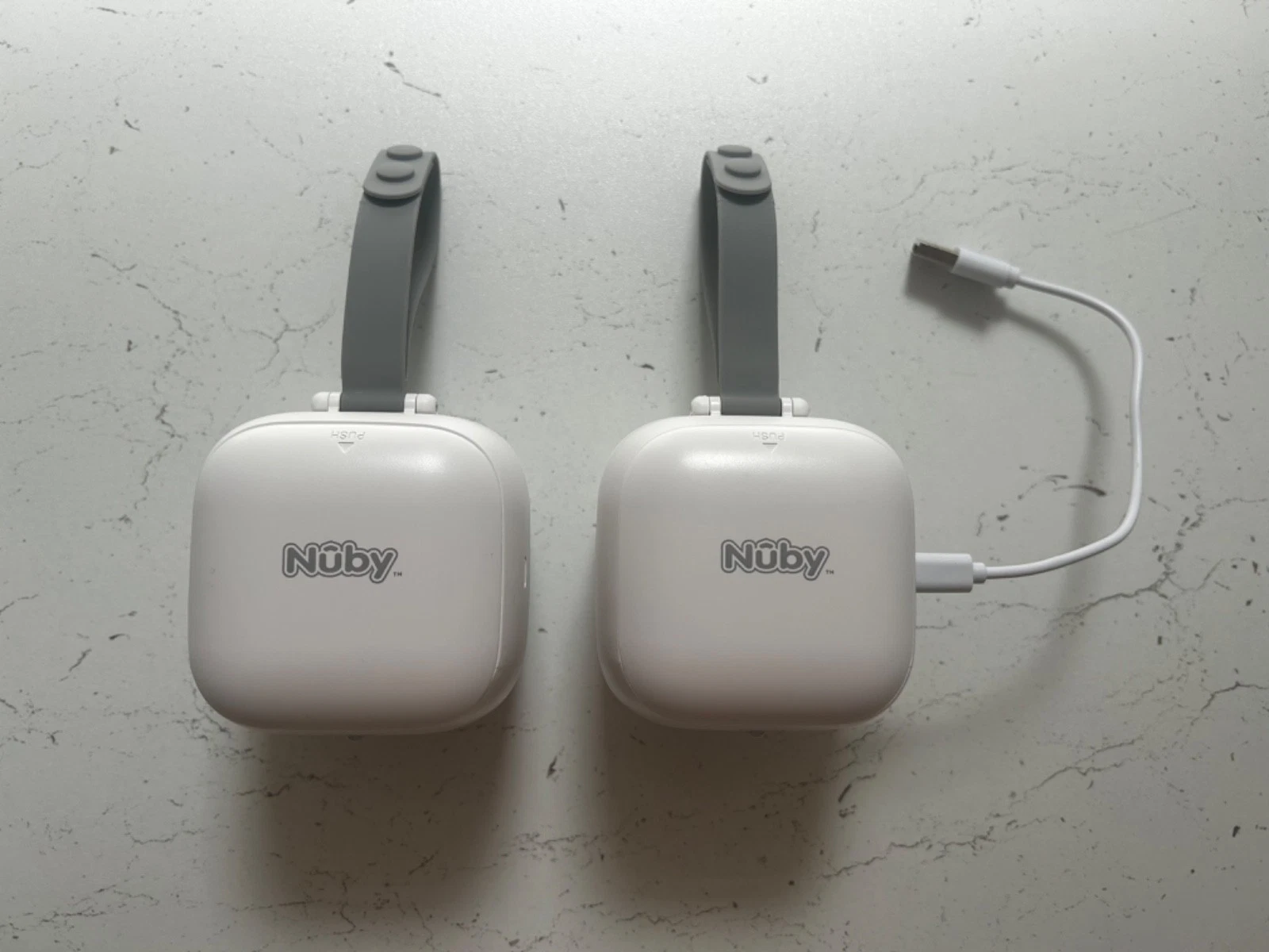 2 x Nuby UV Dummy Steriliser 99.9% Bacteria Killer