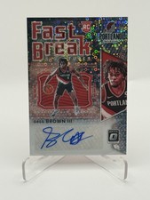 2021-22 Panini Donruss Optic - Fast Break Signatures Greg Brown III RC