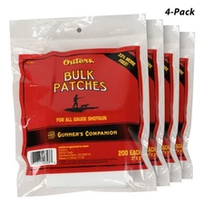 Outers All Shotgun Gauge Synthetic Cleaning Patches (800: 4 x 200-Ct)