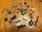 1980’s Vintage Hasbro Gi Joe Weapons Figures Parts Lot Tmnt Star Trek Raptor