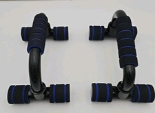 Push up Bars Calisthenics Equipment Push up Handles for Floor Blue New