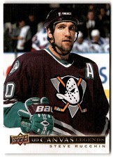 Steve Rucchin 2020-21 SP Signature Edition Legends UD Canvas #C-26 Anaheim