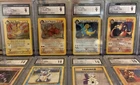 Pokemon 41 Slabs Dark Charizard Dragonite Shadowless Base Set Holo Rocket CGC 10