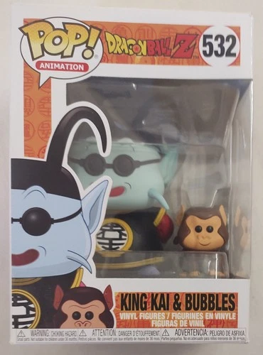King Kai & Bubbles #532 Funko Pop Dragon Ball Z Animation Vinyl Figure