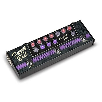 Tech 21 SansAmp Character Plus Fuzzy Brit Marshall Fuzz Guitar Pedal