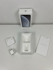 Apple iPhone XR White 64GB 2018 A1984 Empty Box And Accessories ONLY Earpods