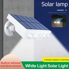 600W Solar PIR Motion Sensor Outdoor Garden LED Wall Light Security Flood Light
