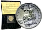 1874-S $1 Silver Trade Dollar - San Francisco - Vinatge Blanchard Holder  R1571