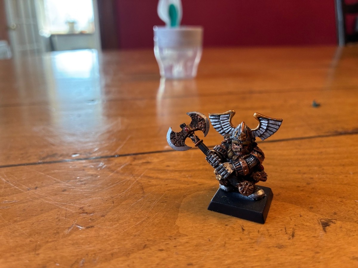 WARHAMMER MAN O War O’War Nain Dwarf Métal OOP Oldhammer EUR 90,00