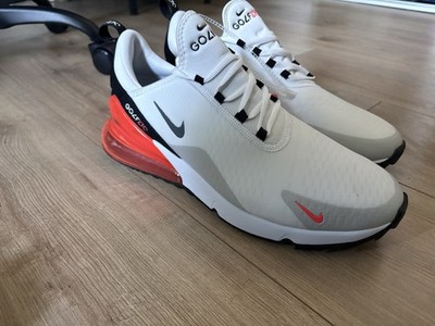 NWT Nike Men's Air Max 270 G Golf Shoes- 11.5- White/Black/Grey/Red