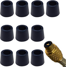 10PCS A/C 1/4" Charging Hose Gaskets, Rubber O-Rings HVAC Refrigerant Seals, A