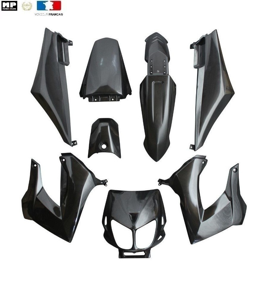 Plastiques Derbi 50 Senda cassés ? Kit carénage P2R 8 pièces