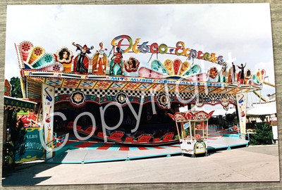 XXL Foto Karussell DISCO EXPRESS Krug 1999 - Mack Kirmes Schausteller Nürnberg