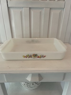 Vintage Anchor Hocking Fire King 2 quart Chanticleer Rooster - casserole dish