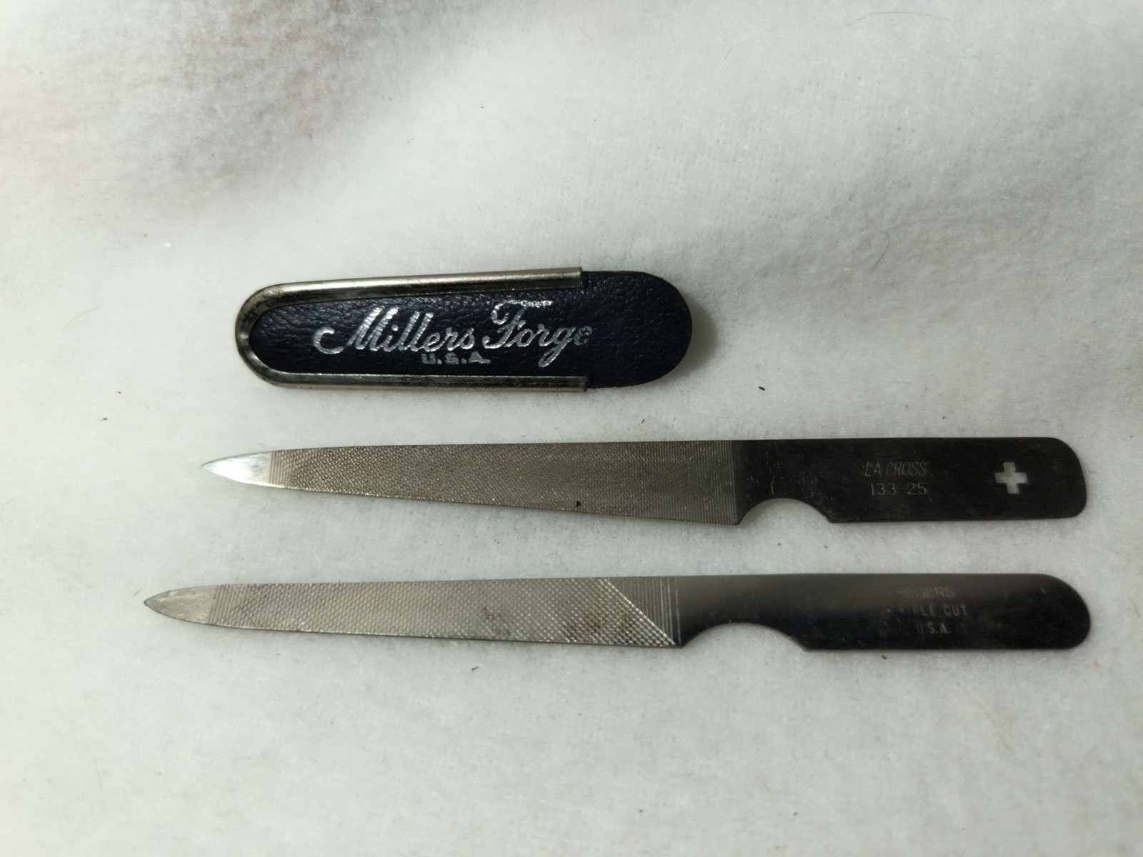 Vtg. Lacrosse Stainless Steel Nail Manicure Pedicure File Rogers Millers Forge