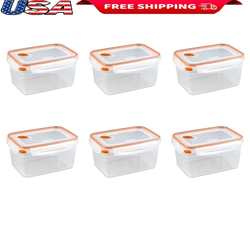 Airtight Food Storage Containers 12 Cup Rectangle 6 Pack Microwave Safe BPA Free
Opens in a new wind