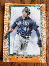 2022 Topps RIP Unripped Base RIP Julio Rodriguez #2/75 RC -Online Only