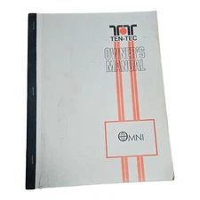 Ten-Tec Ten Tec Model 544 Owner's Manual Original 