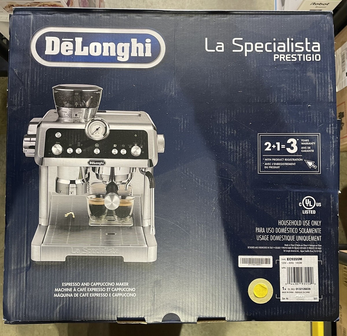New De'Longhi La Specialista Prestigio Espresso Machine