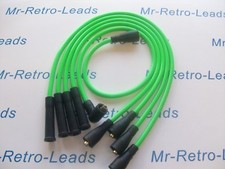 LIME GREEN 8MM IGNITION LEADS ESCORT RS1600 XR3 XR3i FIESTA XR2 AS KAWASAKI HT