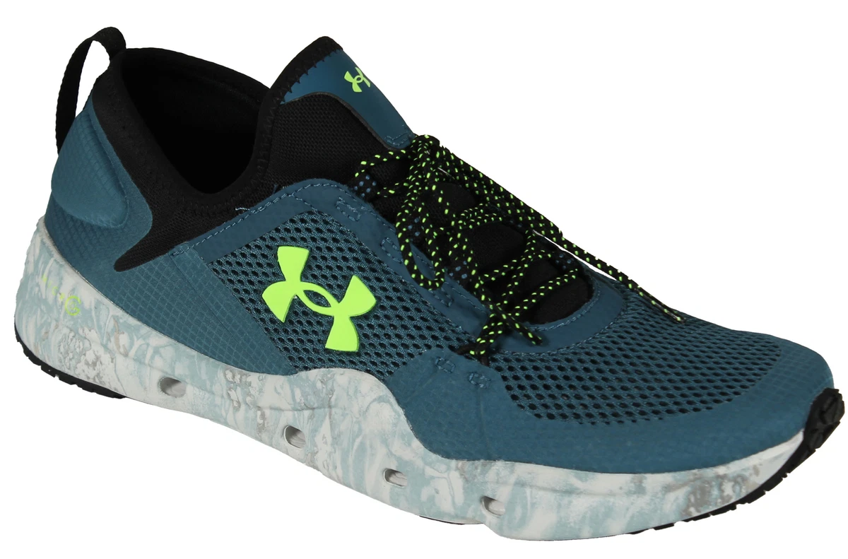 Under Armour Men's Micro G Kilchis Camo Fishing Shoes - Blue, 14