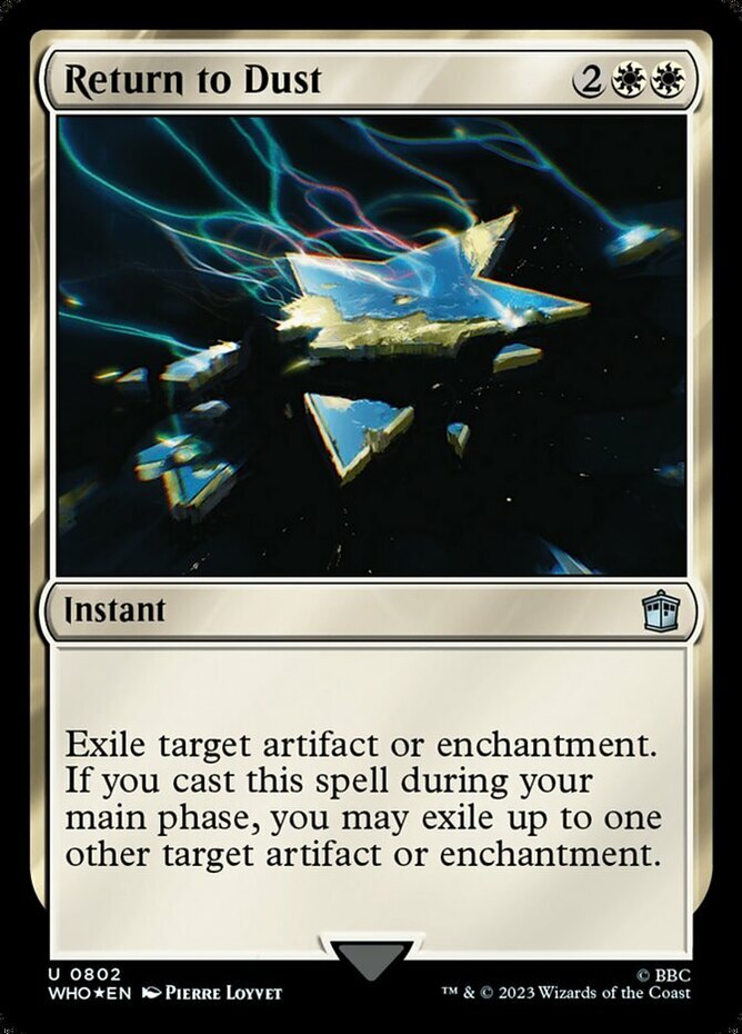 Near Mint Return to Dust Surge Foil Doctor Who MTG Variant
