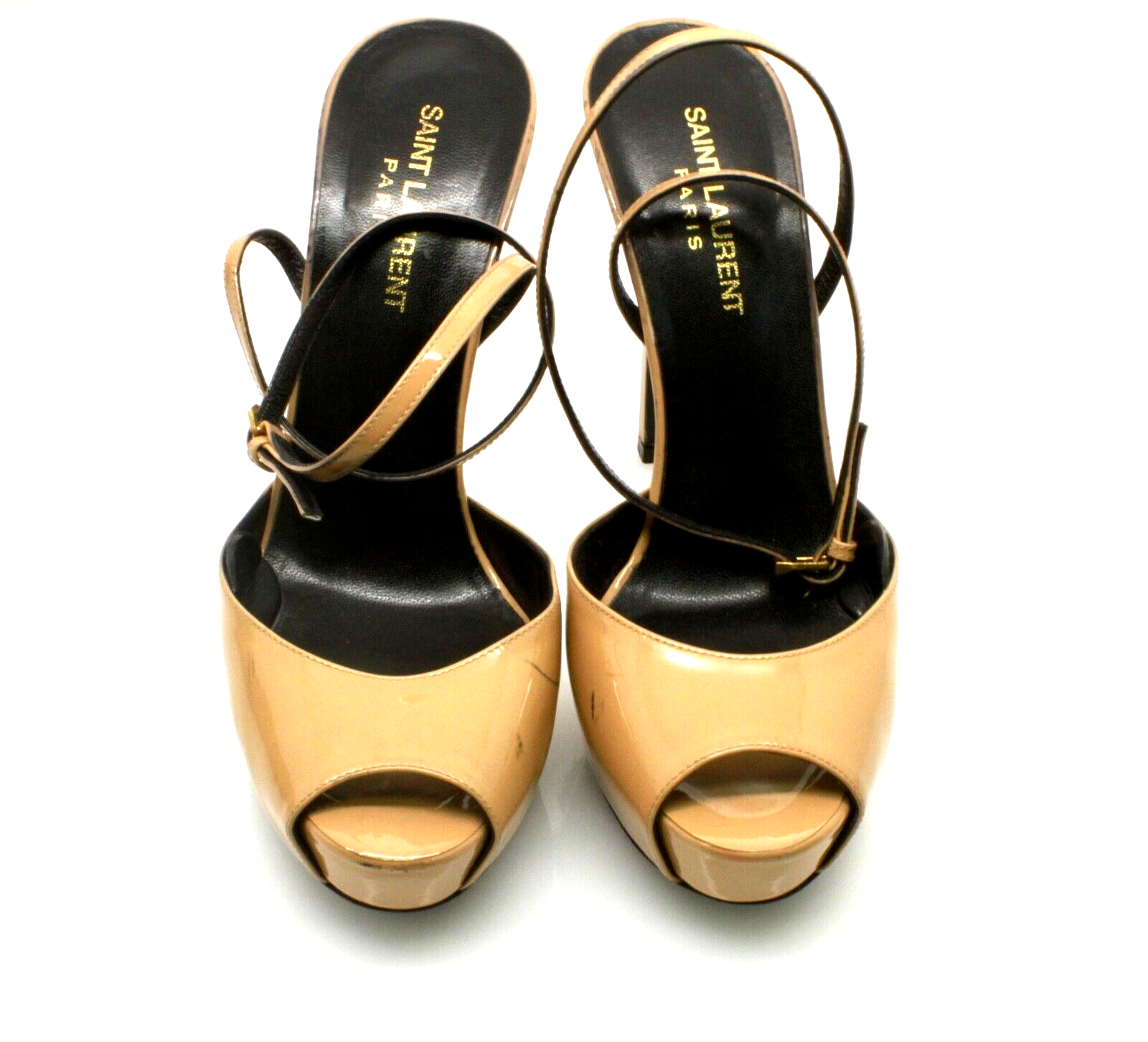 Sandali Saint Laurent in pelle verniciata 38 5 YSL