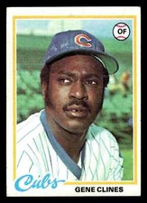 1978 Topps Gene Clines #639 - Chicago Cubs