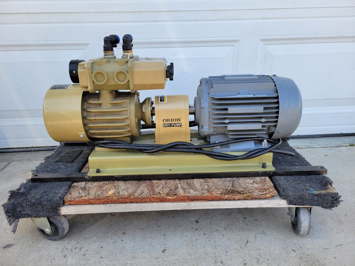 ORION Dry Pump KRX6-p-v-03 W/ Hitachi Motor TFO-K 4P Used | eBay ORION Dry Pump KRX6-p-v-03 W/ Hitachi Motor TFO-K 4P Used | eBay