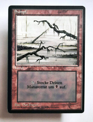  SUMPF (V.3)  FOREIGN LIMITED 1994  NM  LAND  MAGIC THE GATHERING  MTG SWAMP