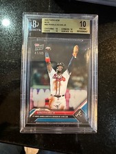 Ronald Acuna Jr. 2023 Topps Now #892 Blue /49 BGS 10 Pristine POP 1