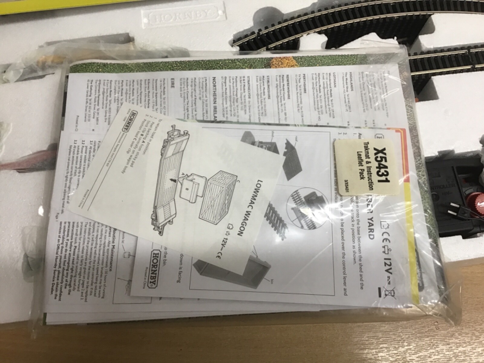 Hornby Railways R1061 Eddie Stobart Hauler Electric Train Set Boxed eBay