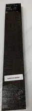 Gaboon Ebony Guitar Fingerboard Blank 12x 2x 3/8- Luthierwood- Free US Shipping