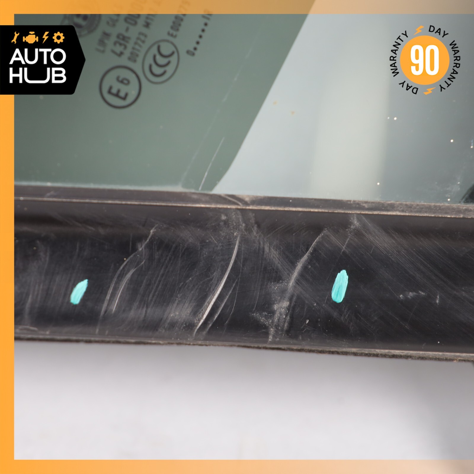 07-11 Bentley Continental GTC Front Right Side Door Vent Window Glass OEM 59k