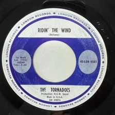 The Tornadoes Ridin the Wind Breeze and I 45 Record Surf Rock London 30002