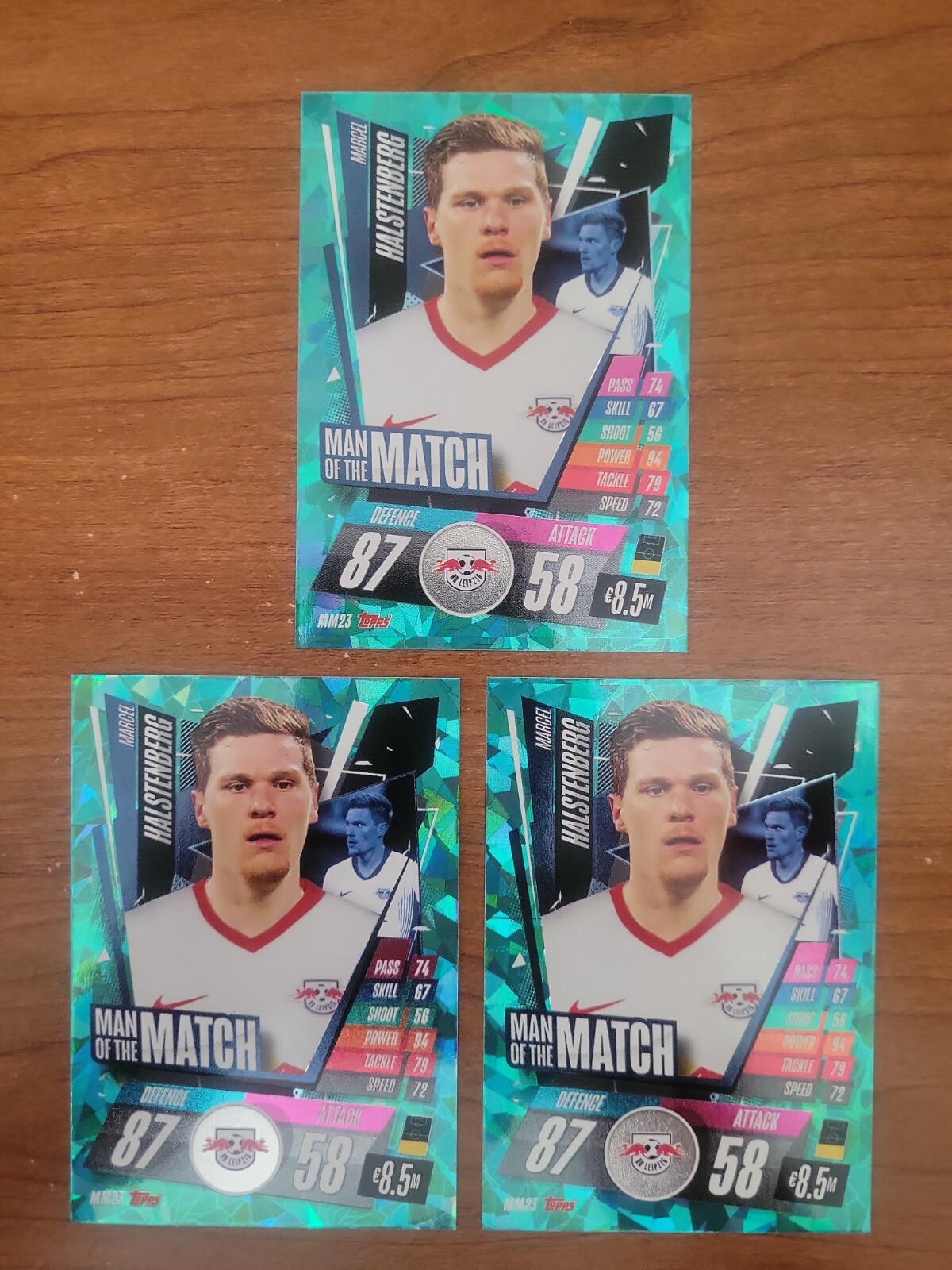 3  2020-21 Topps Match Attax UCL Man of the Match Marcel Halstenberg #MM23