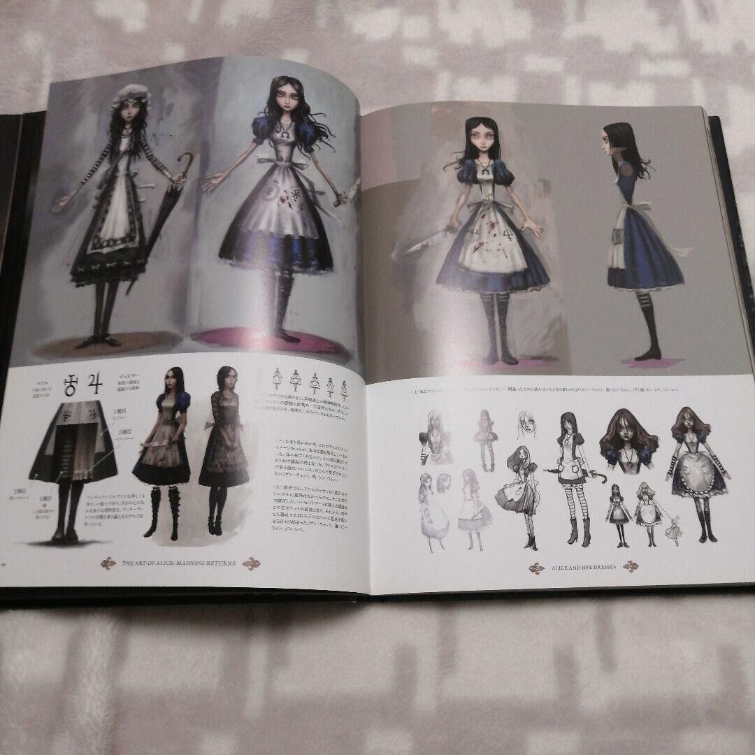 THE ART OF Alice Madness Returns Illustrations Art Book English Edition  Japan