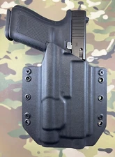 Black Kydex Light Bearing Holster for Glock 19 23 32 Streamlight TLR-1s / TLR1