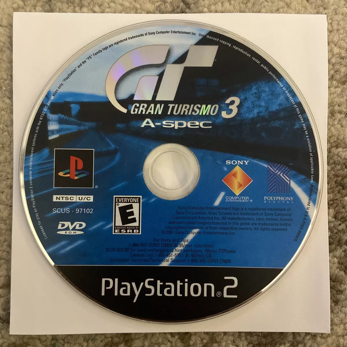 Gran Turismo 4 Greatest Hits Sony PlayStation 2 PS2 Disc Only 