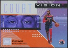 2018-19 Panini Status John Wall Court Vision Orange Parallel #2
