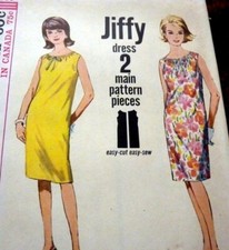 LOVELY VTG 1960s DRESS Sewing Pattern 16/36