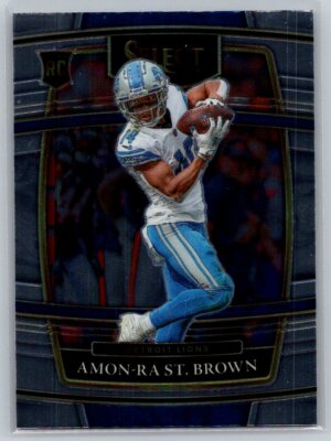 2021  Panini Select #73 Amon-Ra St. Brown Rookie RC LIONS