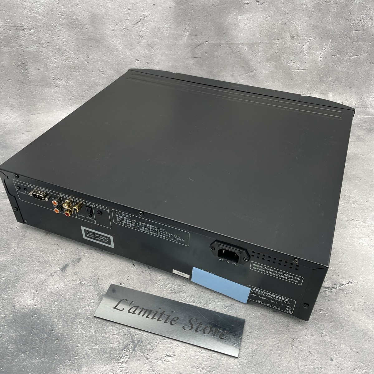 Marantz CC4003 5 Disc CD Changer Player JP CC 4003 Black Carousel