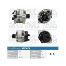 1x Generatore MEAT & DORIA 5515079 adatto per ALFA ROMEO CITROËN FIAT LANCIA